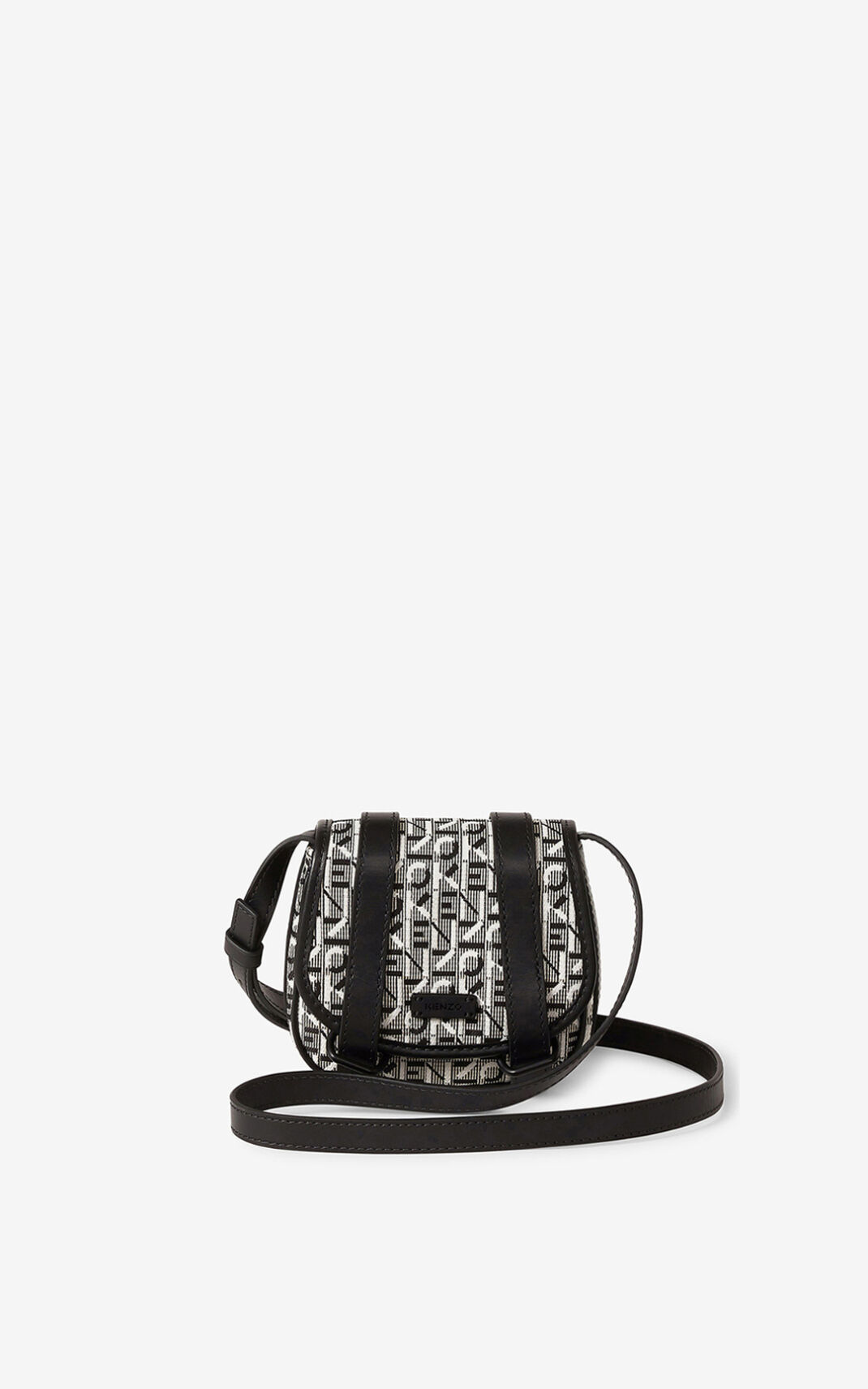 Sac Messenger Kenzo Femme Courier mini jacquard Grise XELFC-0594